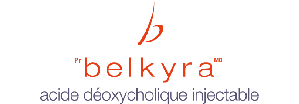 Logo Belkyra – Injectable pour la réduction du double menton sans chirurgie, offert chez St-Laurent Médico-Esthétique